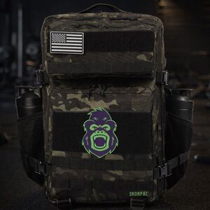 NEW - The IRONPAC Backpack - 45L Camo Green